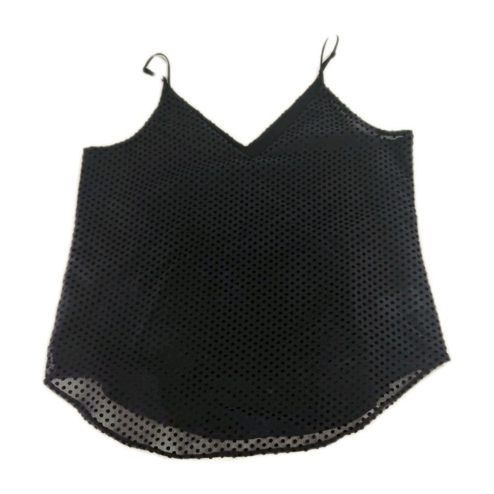 Express black sleeveless Polka Dot V-Neck Camisole Tank top Size XS
